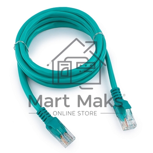 Патч-корд UTP Cablexpert кат.5e, 1м, литой, многожильный (зеленый)