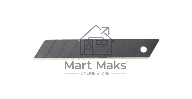 Лезвие Olfa (OL-LBB-50B) BLACK MAX сегментированное, 8 сегментов, 18х100х0,5 мм, 50 шт