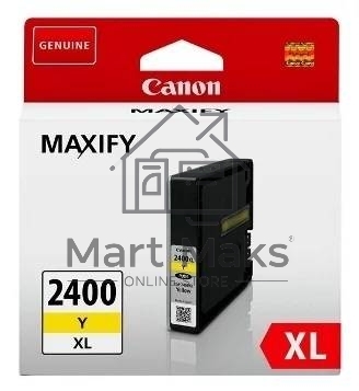 Картридж струйный Canon PGI-2400XL желтый (1520 стр. 19.3 мл) для Canon MAXIFY iВ4140/iB4040/МВ5040/МВ5340