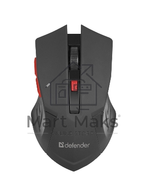 Мышь беспроводная Defender Accura MM-275 синий, 1600 dpi, радиоканал, USB, кнопки - 6