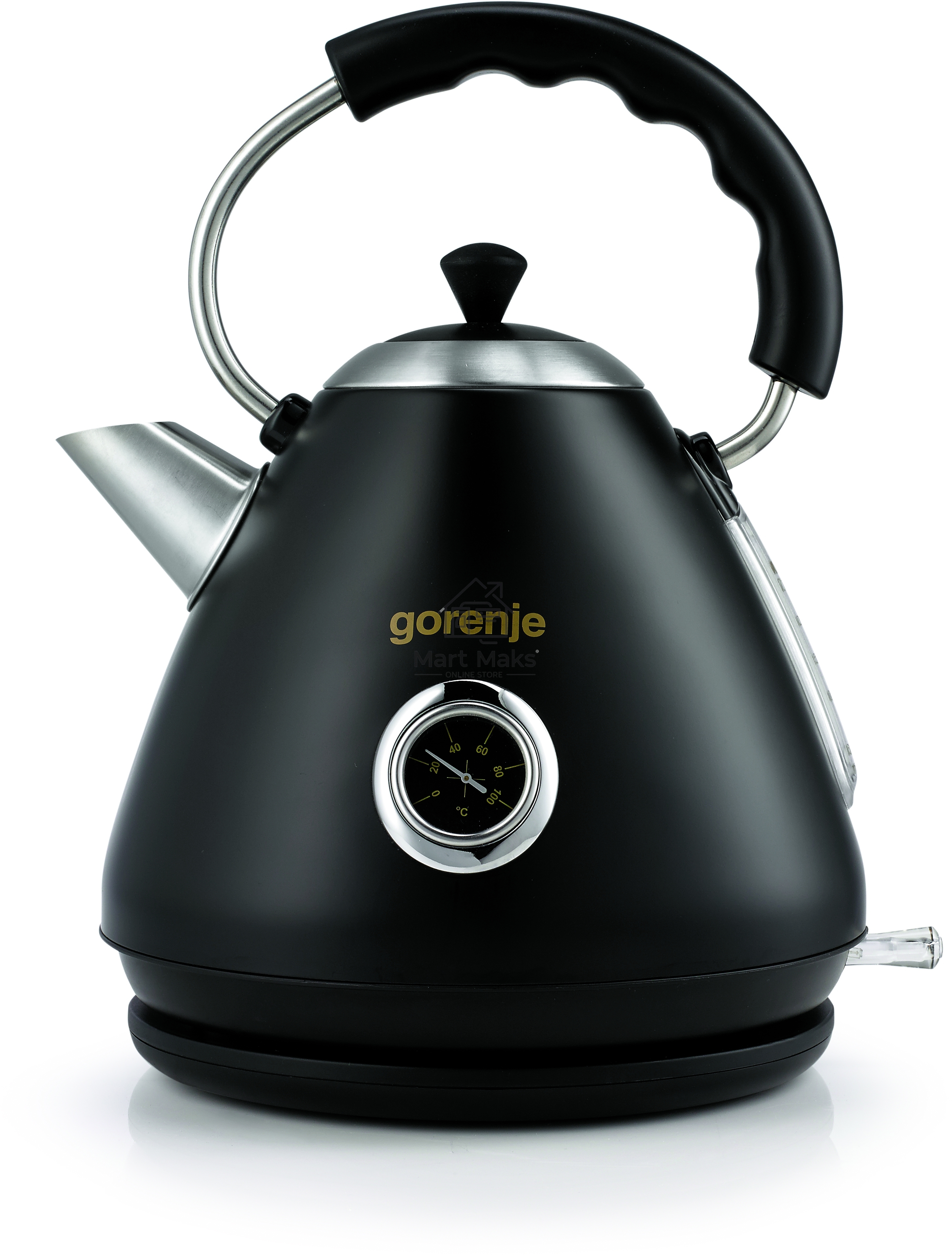 Чайник электрический Gorenje K17CLBK, 1,7л, 2200Вт, черный