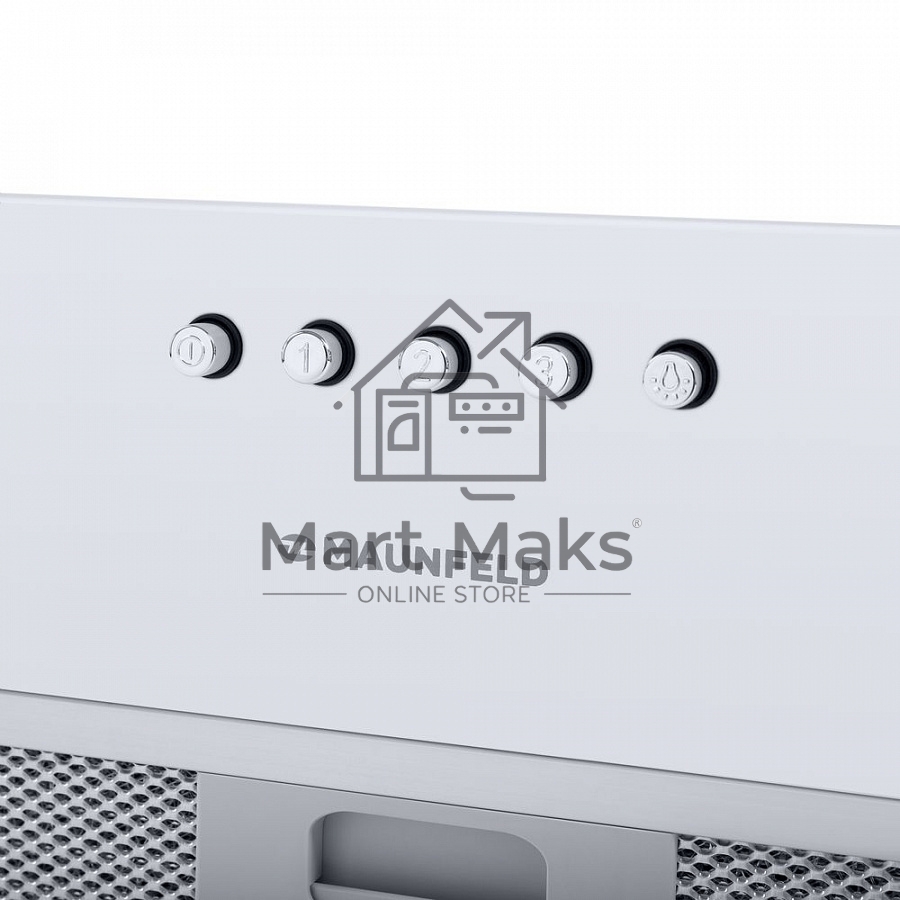 Вытяжка встраиваемая Maunfeld Crosby Power 60 белый, 60 см, 1050 куб. м/ч, 51.8 дБ