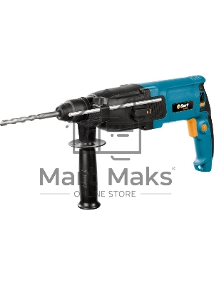 Перфоратор электрический Bort BHD-800N (мощность 900 Вт; скорость вращения 0-900 об/мин; сила удара 3,5 Дж; патрон SDS+; набор аксессуаров 10 шт)
