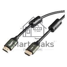 Кабель аудио-видео Buro HDMI (m)/HDMI (m) 3м. феррит.кольца позолоченные контакты черный
