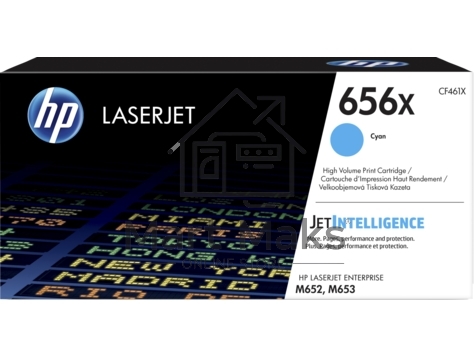 Картридж лазерный HP 656X голубой для HP CLJ M652/M653 (CF461X) 22000 стр