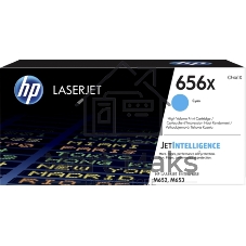 Картридж лазерный HP 656X голубой для HP CLJ M652/M653 (CF461X) 22000 стр