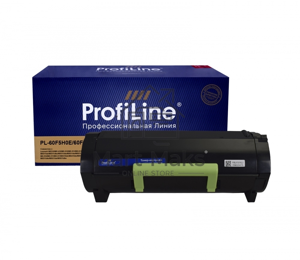 Картридж ProfiLine PL-60F5H0E/60F5H00 для принтеров Lexmark MX310/MX410/MX510/MX511/MX611 10000 копий