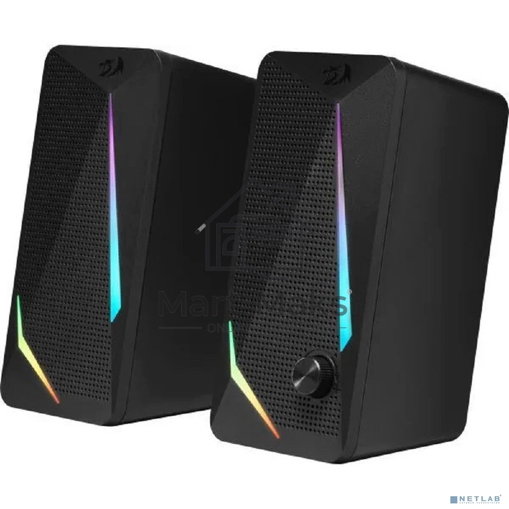 Акустическая 2.0 система Defender Waltz черный USB + 3.5 jack, RGB, 6 Вт.