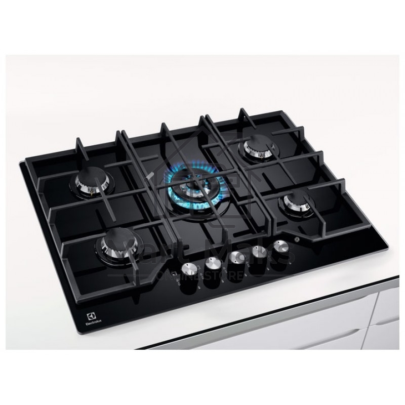 Газовая варочная панель Electrolux KGG75362K черный