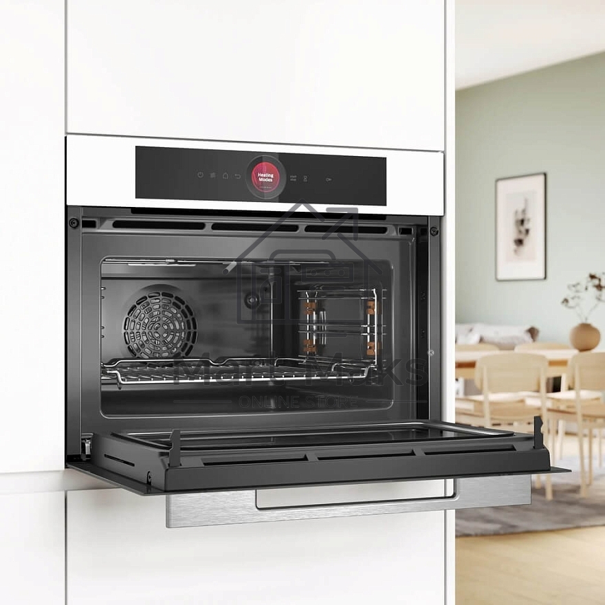 Встраиваемый духовой шкаф электрический Bosch CMG7241W1 белый