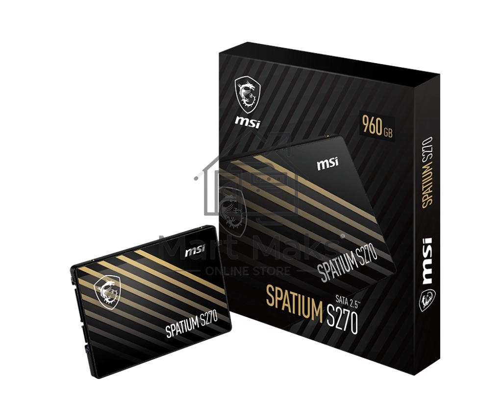 Накопитель SSD MSI SPATIUM S270, 240Gb, 2.5