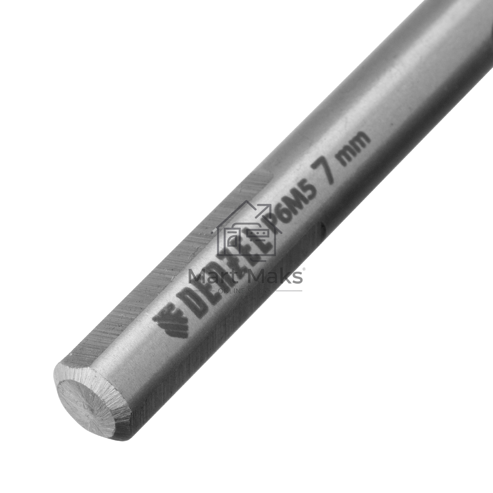 Сверло спиральное по металлу 7,0 x 109мм, Р6М5, Golden Tip Denzel