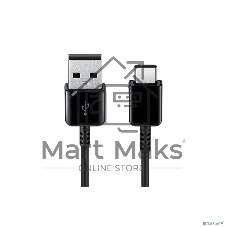 Кабель Samsung EP-DG930IBRGRU USB Type-C-USB 2.0 черный 1.5м