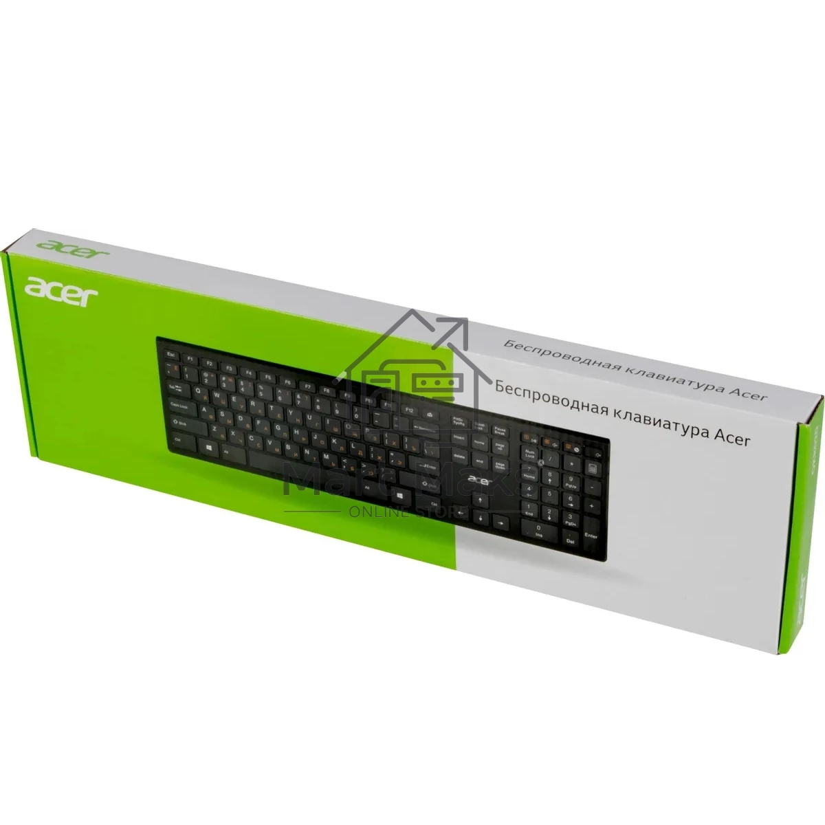 Клавиатура Acer OKR020 беспроводная, USB, Радиоканал, черный