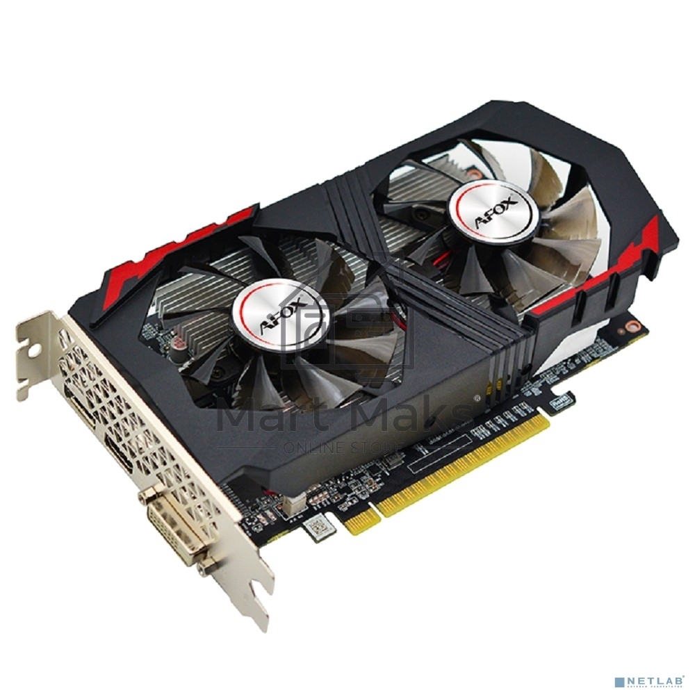 Видеокарта Afox GTX1050Ti GAMING 4GB GDDR5 128bit DVI DP HDMI 2FAN RTL