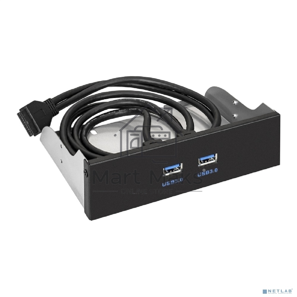 Планка USB на переднюю панель ExeGate EX289289RUS U5H-615, 5,25