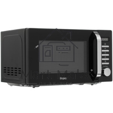 Микроволновая печь Haier HMB-DM208BA черный/серебристый, 20 л, 800 Вт, переключатели - кнопки, поворотный механизм