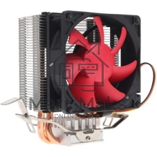 вентилятор CROWN Кулер для процессора CM-92 (Для Intel и AMD, TDP до 95 Ватт, 2шт. медных теплопроводных трубок, Гидродинамическии подшипник, Размер: 117*79*113 мм)