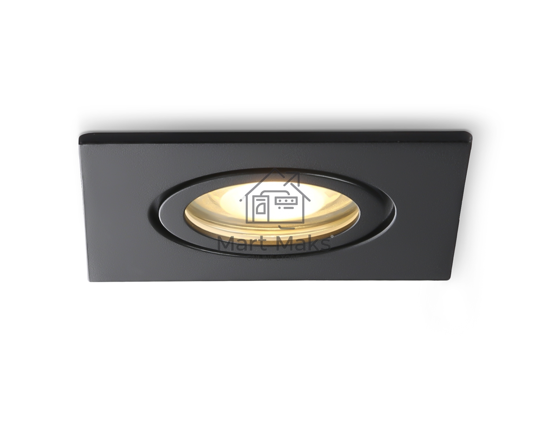 Светильник Ambrella light TN1161 BK черный IP44 GU5.3 85*85*28