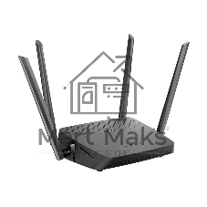 Роутер беспроводной D-Link DIR-825/RU/R7 (DIR-825/RU/R7A) AC1200 10/100/1000BASE-T черный