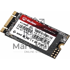 Твердотельный накопитель/ Kingspec SSD NT-1TB 2242, 1024GB, M.2(22x42mm), SATA3, R/W 570/540MB/s, IOPs н.д./н.д., TBW 480, DWPD 0.4 (3 года)