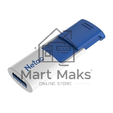 Флешка USB Netac U182 (NT03U182N-016G-32BL), 16GB, USB 3.2, R/W 100/30, синий