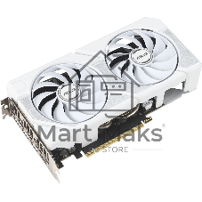 Видеокарта ASUS GeForce RTX 5060 TI DUAL WHITE OC, NVIDIA RTX 5060 Ti, 16 ГБ GDDR7, 128 бит, PCI-e 5.0, 1xHDMI, 3xDP, 2632 МГц