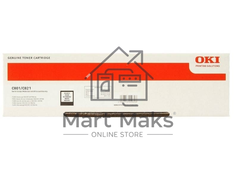 Картридж лазерный Oki C801/821 7К черный