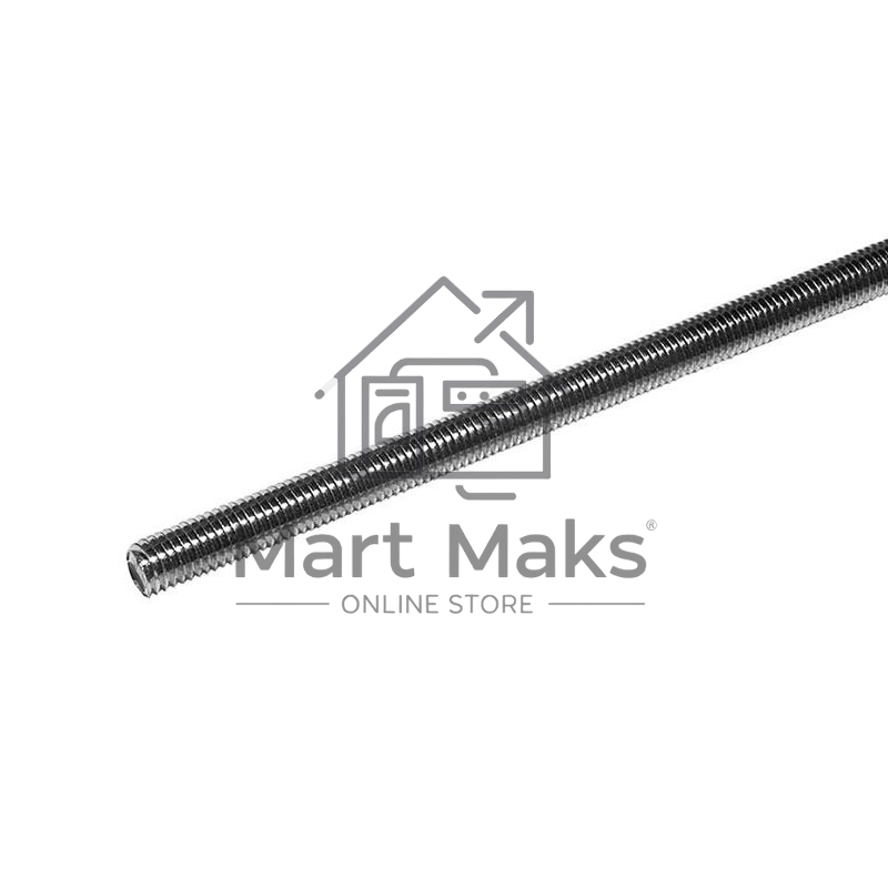 Шпилька (Штанга) оцинкованная с резьбой М8х2 м DIN 975 - накл. 100548 Tech-KREP