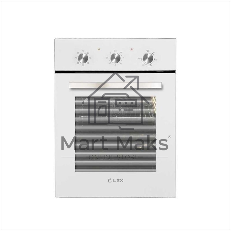 Духовой шкаф LEX EDM 4570 WH 55 л, таймер, 7 функций, встраиваемый