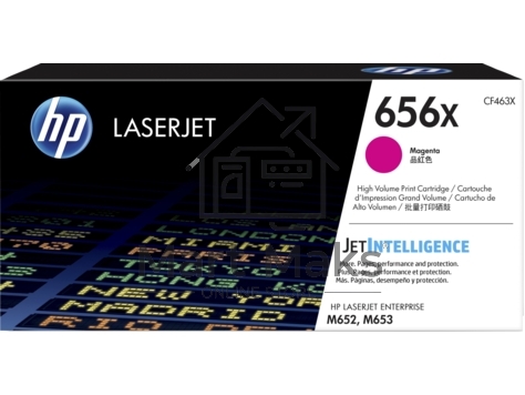 Картридж лазерный HP 656X пурпурный увеличенной емкости для HP CLJ M652/M653 (CF463X) 22000 стр
