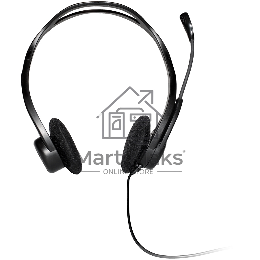 Наушники с микрофоном Logitech 960 черный 2.4м накладные оголовье (981-000100)