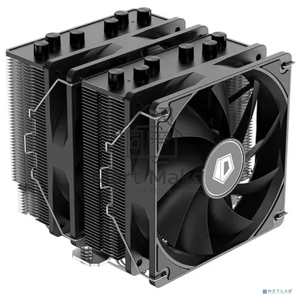 Кулер ID-COOLING SE-206-XT черный 120мм алюминий+медь 1800rpm 35db 4-pin 250W 156мм