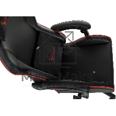 Кресло игровое A4Tech Bloody GC-780 черный, сиденье черный кожзам с подголов. крестов. металл черный, пластик черный