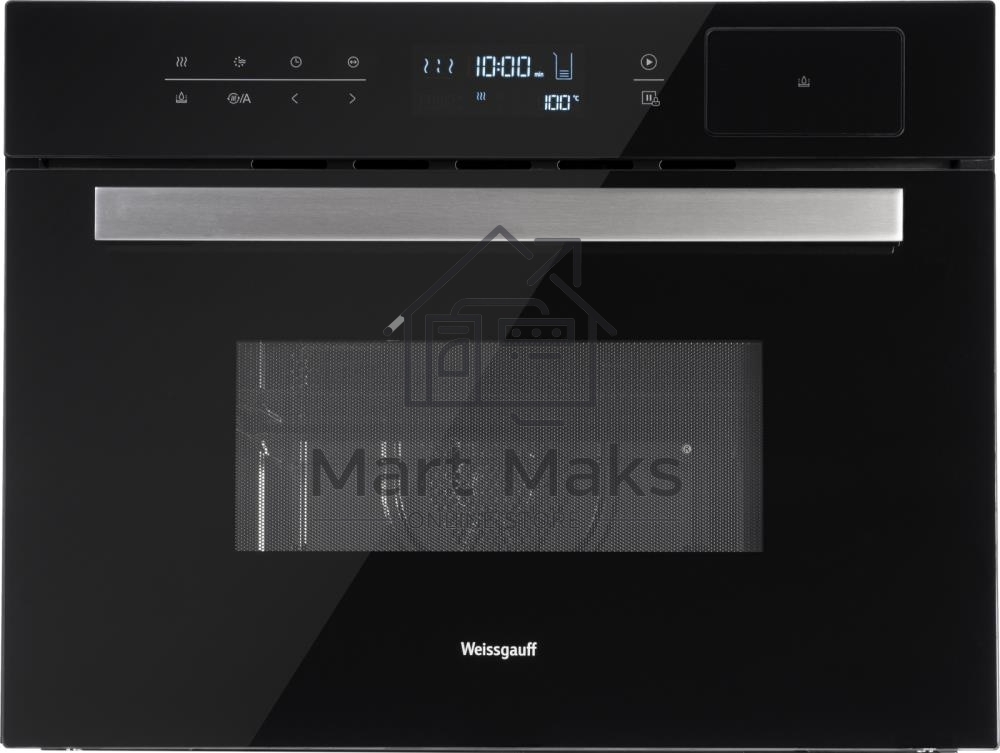 Духовой шкаф электрический Weissgauff OEMS 459 PDB черный, встраиваемый