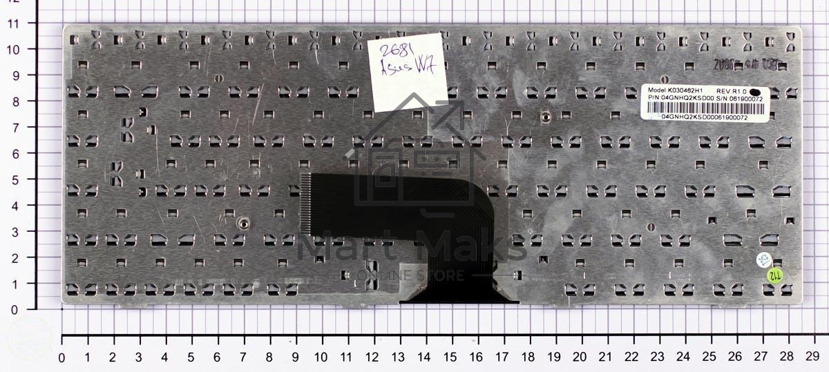 Клавиатура для ноутбука Asus W5 W6 W7 черная