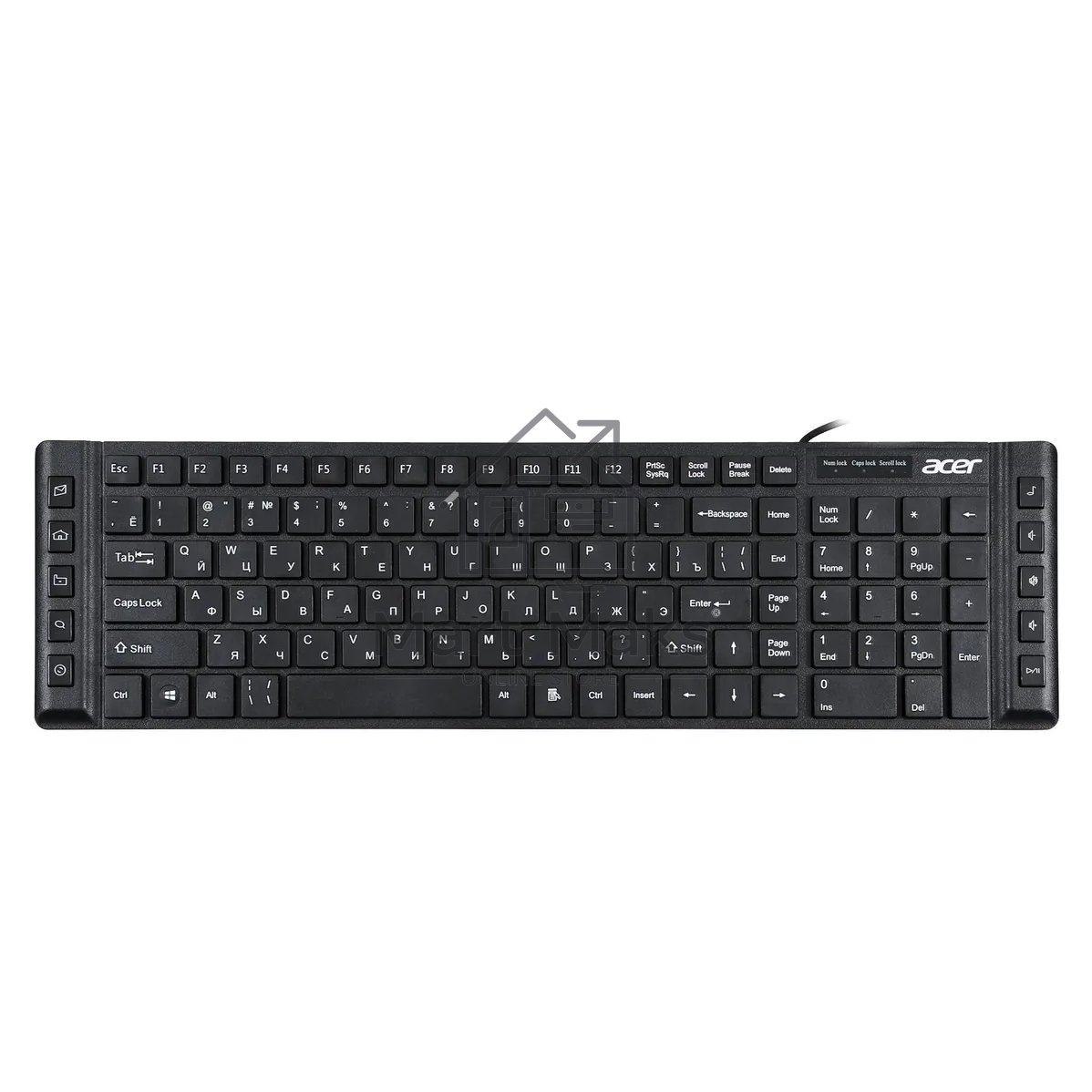 Клавиатура Acer OKW010 ZL.KBDEE.002 проводная, USB, черный