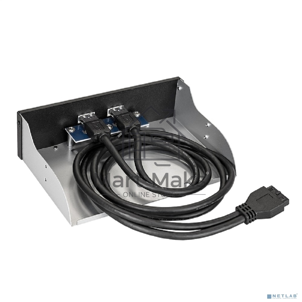 Планка USB на переднюю панель ExeGate EX289289RUS U5H-615, 5,25