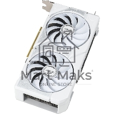 Видеокарта ASUS GeForce RTX 5060 TI DUAL WHITE OC, NVIDIA RTX 5060 Ti, 16 ГБ GDDR7, 128 бит, PCI-e 5.0, 1xHDMI, 3xDP, 2632 МГц