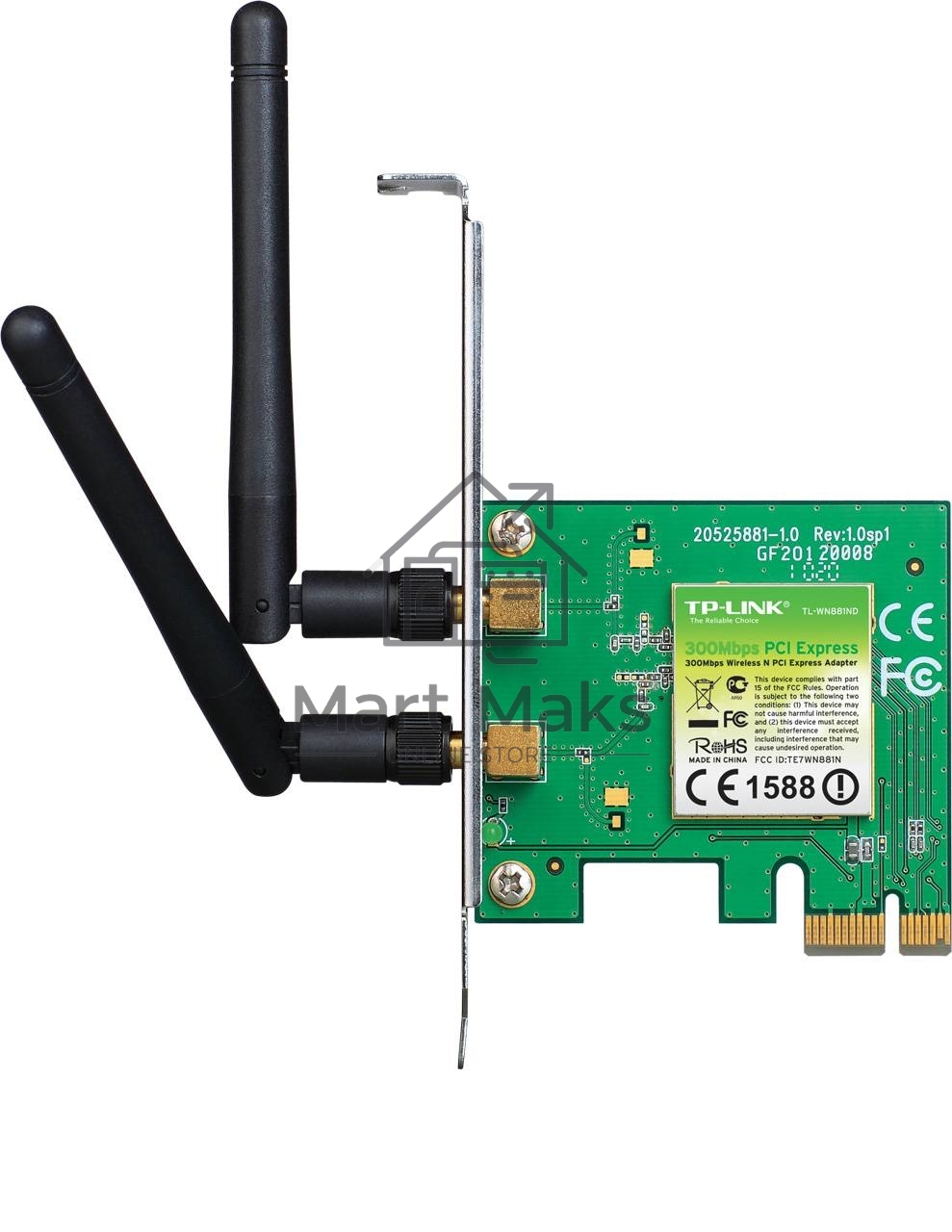 Сетевой адаптер TP-Link SOHO TL-WN881ND Адаптер 300Mbps Wireless N PCI
