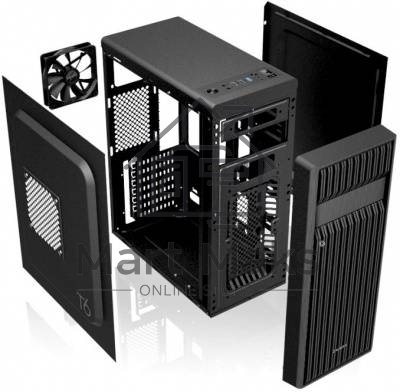 Компьютерный корпус Zalman ZM-T6 черный без БП ATX 1xUSB2.0 1xUSB3.0 audio bott PSU