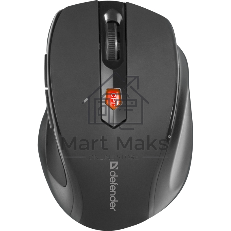 Мышь беспроводная Defender Ultra MM-315 черный, 1600 dpi, радиоканал, USB, кнопки - 6