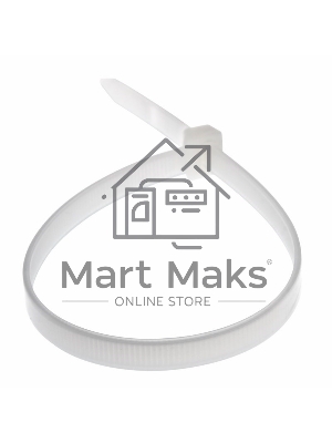 Хомут-стяжка кабельная нейлоновая Rexant 350 x7,6 мм, белая, упаковка 100 шт.