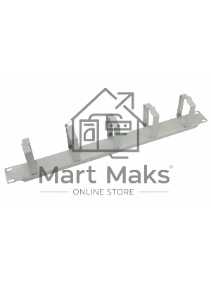 Органайзер гориз, 19, 1U, серый