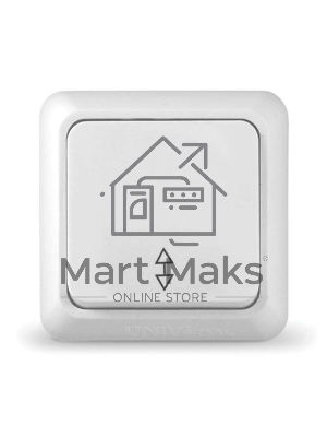 Выключатель проходной 1-кл. ОП Олимп 10А IP20 белый Universal О0025