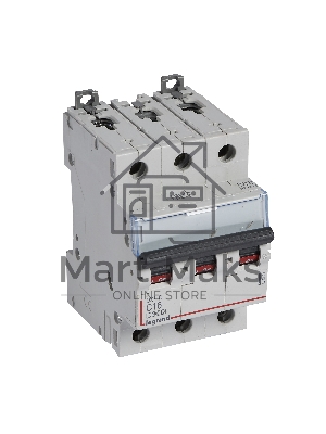 Выключатель автоматический DX3-E C16 3П 6000/6kA Авт.выкл.DX3-E C16 3П 6000/6kA