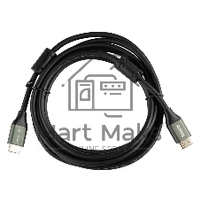 Кабель аудио-видео Buro HDMI (m)/HDMI (m) 3м. феррит.кольца позолоченные контакты черный