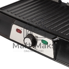 Гриль-пресс электрический Endever Grillmaster 220, серебристый/черный