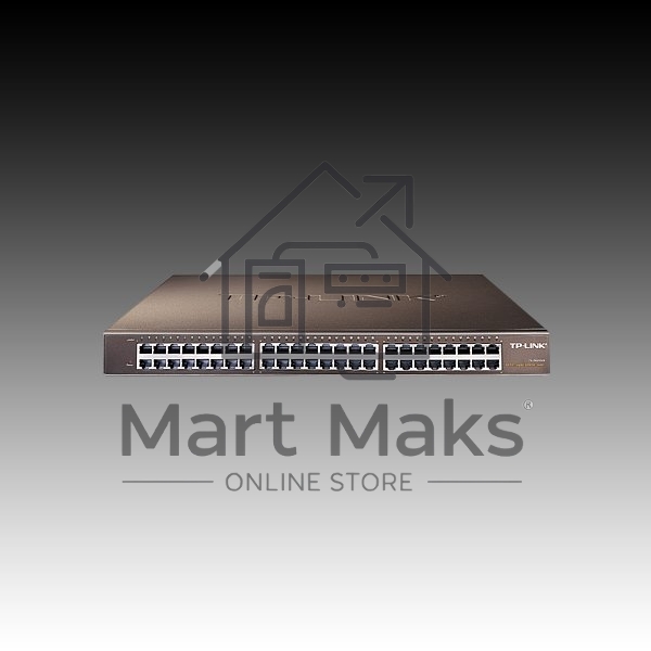 Сетевой коммутатор TP-Link SMB TL-SG1048 Коммутатор 48-port Gigabit Switch, 1U 19-inch rack-mountable steel case