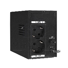 Источник бесперебойного питания ExeGate Power Smart ULB-500.LCD.AVR.2SH 500VA/300W, LCD, AVR, 2*Schuko, металлический корпус, черный